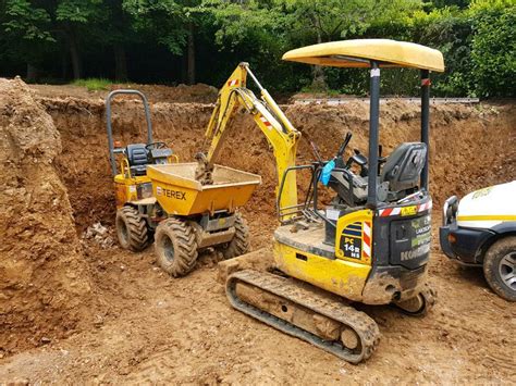 narrow mini digger hire|mini digger hire with man.